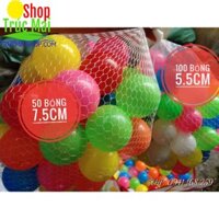 100 bóng nhựa Việt Nam 7.5cm ✅ đồ chơi trẻ em