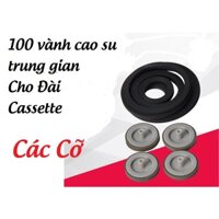 100 cái Bánh Tỳ Trung gian các cỡ cho đài cassette. gioăng cao su, bánh đá