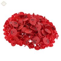 100 CÁI Chăn nuôi được đánh số cho, số rõ ràng và không bao giờ, dễ nhận biết - Đỏ