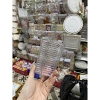 100 cái hộp nhựa hình tam giác trong dùng đựng bánh