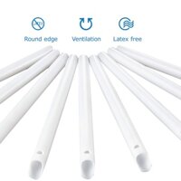 100 Cái Ống Hút Mạnh Mẽ Mới, Hình Chữ s, 2 Lỗ