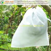 100 cái Túi bao bưởi da xanh 30x35 vải không dệt - chính hãng Hoa Mai