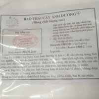 100 cái túi bọc trái cây size 30x30cm dùng bao trái xoài, bưởi, dưa hấu, túi bao trái cây Ánh Dương có dây gút