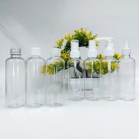 [100] Chai nhựa 100ML nắp bật, phun sương, xịt giọt, nắp nhọn, nắp vặn, nắp nhôm - Lọ chiết mỹ phẩm du lịch