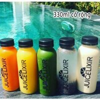 100 Chai nhựa pet 330ml miệng rộng