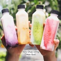 100 chai nhựa rỗng 330ml Vuông