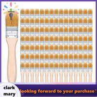 100 Chiếc 1 Inch Chip Sơn Bàn Chải Số Lượng Lớn, Bàn Chải Sơn Nhỏ Gạch Vết Bẩn Sơn Bàn Chải Lông Gỗ Cho Sơn Acrylic, Hàng Thủ Công