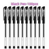 100 Chiếc Bút Gel 0.5 Văn Phòng Chữ Ký Bút Carbon Đen Bút Sinh Viên Bút Nước Đỏ Xanh Bút Nước Bút Bi