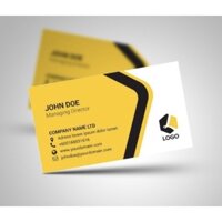 100 chiếc cardvisit, danh thiếp, namecard theo yêu cầu kích thước 9x5,5cm