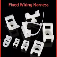 100 Chiếc Dây Buộc Cáp Cố Định Dây Ghế Cố Định Dây Kẹp Tổ Chức Vít Lỗ Loại Cáp Gói Kẹp