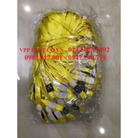 100 chiếc Dây đeo thẻ lụa móc nhựa Màu vàng - Dây lụa - Dây đeo thẻ nhân viên