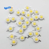 100 Chiếc Hạt LED Trắng Tự Nhiên Đèn LED Chip Công Suất Cao 1W Chip LED 4000K