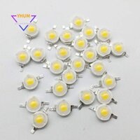 100 Chiếc Hạt LED Trắng Tự Nhiên Đèn LED Chip Công Suất Cao 1W Chip LED 4000K