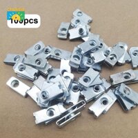 100 Chiếc M6 Đa Năng Đai Ốc Kẹp Bộ Các Loại Thay Thế Cho Thiết Bị Gia Dụng Vechiles Xe Máy