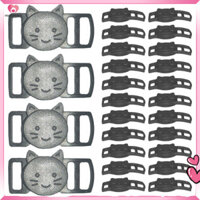 100 Chiếc Mini An Toàn Ly Khai Khóa Bộ Phát Hành Nhanh Mèo Phụ Kiện Mặt Nhựa Thú Cưng Ba Lô Kẹp Bên Di Động Chèn Dây Đeo