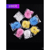 100 chiếc mũ tắm dùng một lần dày cho du lịch, tắm khách sạn, mũ tắm chống nước, mũ bếp chống dầu cho tóc dài