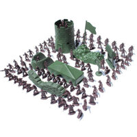 100 Chiếc Nhựa 4cm Nhân Vật Lính Mô Hình Quân Đội Nam Phụ Kiện Chơi Bộ Đồ Chơi