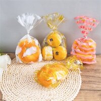 100 Chiếc OPP Trong Suốt Miệng Phẳng Túi Ăn Nhẹ Nướng Bánh Bao Bì Nhựa Quà Tặng Kẹo Bao Bì