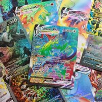 100 Chiếc Pokemon Glory Pack Sáng Bóng Vmax / Vstar / GX / Mega Cards Trẻ Em Bộ Sưu Tập Trò Chơi Huấn Luyện Đồ Chơi