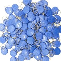 100 Chiếc Thẻ RFID 125KHz Gần Thẻ RFID Keyfobs Chìa Khóa Fob Kiểm Soát Truy Cập Thẻ Thông Minh 11 Màu Keyfob