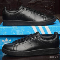 100% chính hãng 100% chính hãng♒ADIDAS Stan Smith Giày thể thao nam màu đen 36-45♣