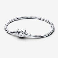 100% chính hãng bạc S925 PANDORA ( 590728 ) Vòng tay dây xích rắn Pandora Moments