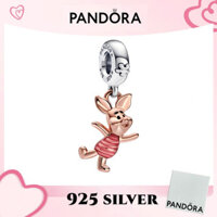 100% chính hãng PANDORA, vòng tay trang sức bạc S925, mặt dây chuyền Disney Winnie the Pooh Piglet, charm treo