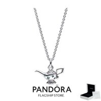 100% chính hãng PANDORA, vòng tay trang sức bạc S925, mặt dây chuyền, BÁN CUỐI CÙNG - Mặt dây chuyền đèn thần Disney Aladdin, vòng cổ Collier