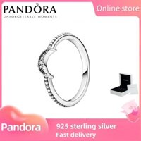100% % chính hãng S925 Sterling bạc PANDORA [199156C01] Vòng hạt mặt trăng