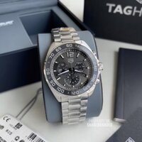 100% chính hãng Tag Heuer F1 Quartz Chronograph Grey Dial 43MM CAZ1011.Ba0842