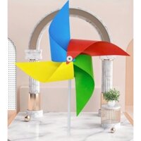 100 Chong chóng Nhựa Giá Rẻ Nhiều màu cầm tay, Chong chóng 4 màu 4 cánh Que Cầm Trang trí