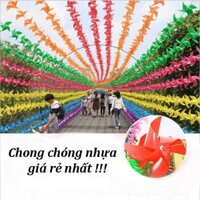 100 chong chóng nhựa rẻ size 20cm kèm phụ kiện giá rẻ