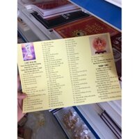 100 chú đại bi + 10 kinh địa tạng