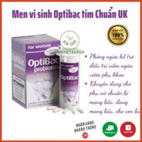 [100% chuẩn UK] Men vi sinh Optibac tím (30v/90v) phòng ngừa phụ khoa vùng kín cho phụ nữ Optibac Probiotics For Women