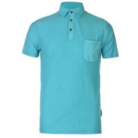 [100% cotton] Áo Thun Pierre Cardin Yarn Striped Polo Shirt Mens (Blue - Size EU -UK )