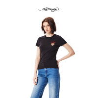 100% Cotton Ed Hardy American Retro Dạo Phố Áo Thun Tay Ngắn