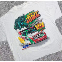 100% Cotton Roaring of Flame War Horse American Retro Áo thun ngắn tay Hàng có sẵn