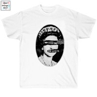 100% Cotton SEX PISTOLS Tay Ngắn Thần Cứu Nữ Hoàng Mỹ Punk Phong Cách Súng Đạn Ban Nhạc Áo Thun