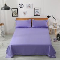 100% Cotton Vải Thô Chiếu Mùa Hè Ba Mảnh 100% Cotton Dày Ga Trải Giường Màu 1.5 M 1.8m Giường Mùa Hè Điều Hòa Chiếu