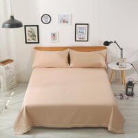 100% Cotton Vải Thô Chiếu Mùa Hè Ba Mảnh 100% Cotton Dày Ga Trải Giường Màu 1.5 M 1.8m Giường Mùa Hè Điều Hòa Chiếu