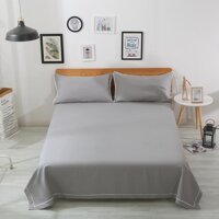 100% Cotton Vải Thô Chiếu Mùa Hè Ba Mảnh 100% Cotton Dày Ga Trải Giường Màu 1.5 M 1.8m Giường Mùa Hè Điều Hòa Chiếu