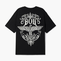 100% Cotton Xuân Hè Cặp Đôi Phong Cách Áo Thun In Hình Đại Bàng Tay Ngắn Phong Cách Mới