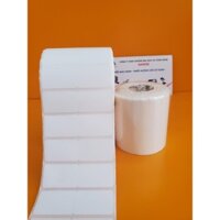 100 CUỘN Tem in mã vạch nhiệt 35x22 ( 2 hàng )   Loại MỸ