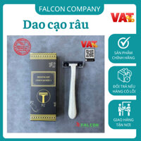 100 Dao cạo râu dùng 1 lần khách sạn, Dao cạo râu lúa mạch đóng hộp giấy đen vàng chuyên dụng cho nhà nghỉ, khách sạn,..