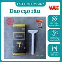 100 Dao cạo râu dùng 1 lần khách sạn, Dao cạo râu trắng sứ đóng hộp giấy đen vàng chuyên dụng cho nhà nghỉ, khách sạn,..