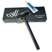 100 dao cạo râu khách sạn dùng 1 lần dáng đen bao bì hộp giấy cánh chim