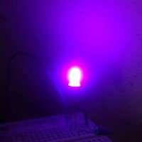 100 đèn led cực tím uv chuẩn 395nm - led uv - led cực tím - đèn uv - đèn cực tím
