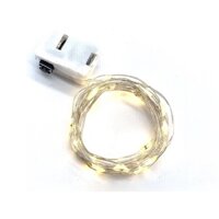 100 Đèn led trang trí/fairy light/ đèn đom đóm dùng pin 3 chế độ nháy sẵn pin 2m giá rẻ vô địch