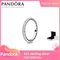 100% đích thực S925 Sterling bạc Pandora [190963cz] lấp lánh & trái tim vòng