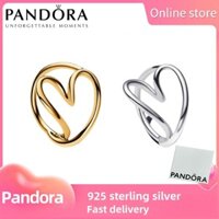 100% đích thực S925 Sterling bạc Pandora [193288c00] Vòng trái tim hình Hữu Cơ